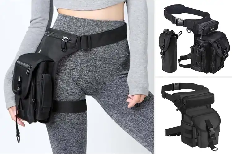 Detailed view of Best Adjustable Thigh Bags for Hiking