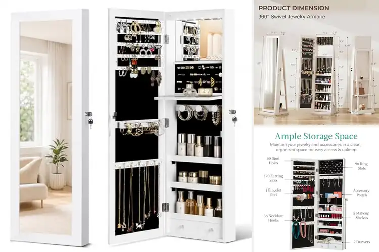 Detailed view of Best Full Length Mirror Cabinets