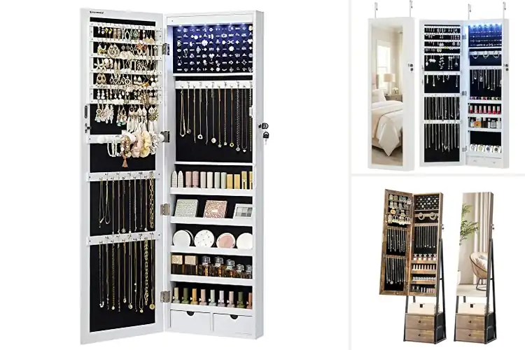 Detailed view of Best Jewelry Cabinets: 10 Stylish & Space-Saving Organizers