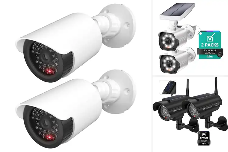 Detailed view of Best Outdoor Fake Security Cameras to Deter Intruders