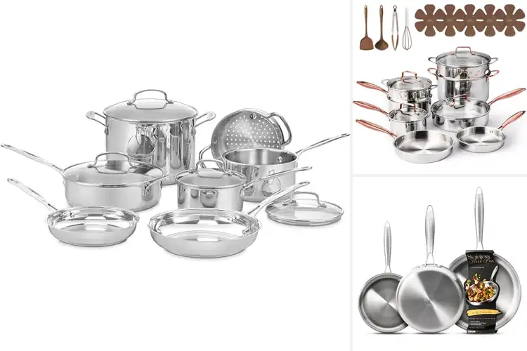 Detailed view of Best Stainless Steel Pans