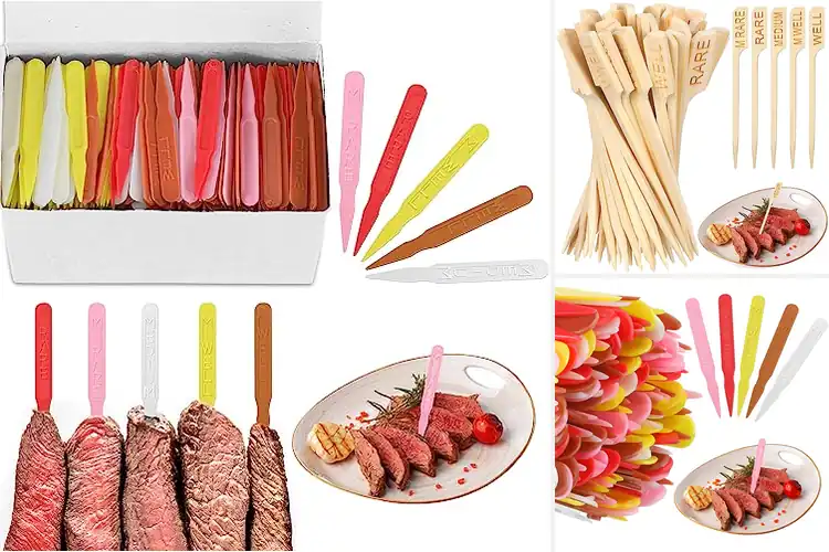 Detailed view of Best Steak Temperature Markers for Perfect Grilling