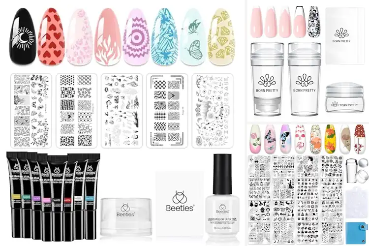 Detailed view of Best Transparent Nail Stamping Kits