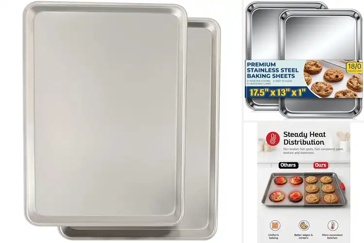 Detailed view of Best Warp Resistant Cookie Trays: 10 Picks for Even Baking